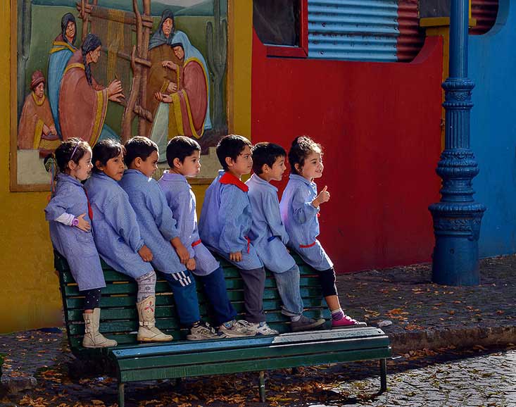 Pre-school kids, Buenos Aires
