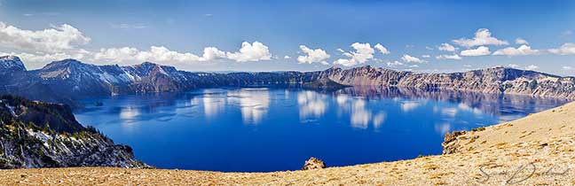 Crater Lake panorama, Oregon