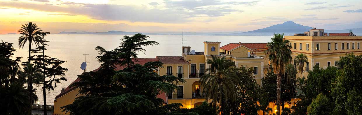 Sorrento with view of Mount Vesuvius