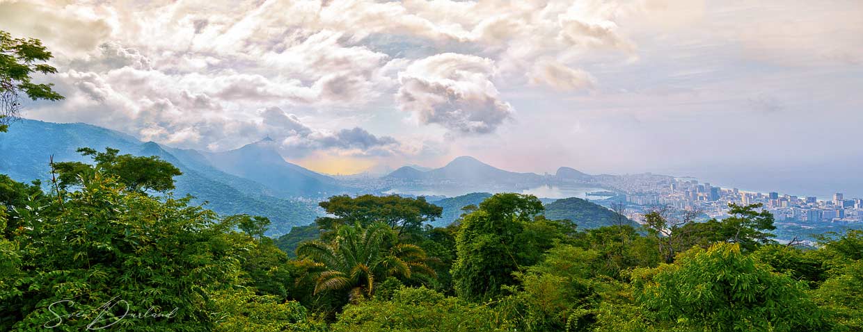 Tijuca Forest view overlooking Rio