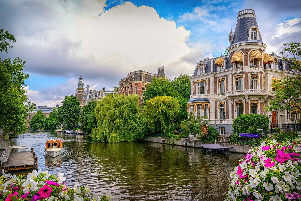 Amsterdam canal view