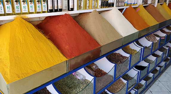 Spice market in Marrakech