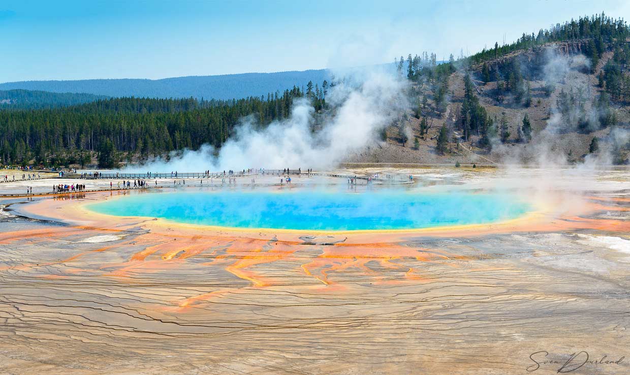 Grand Prismatic Spring, yellowstone