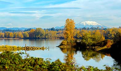 Columbia River at Sauvie Island